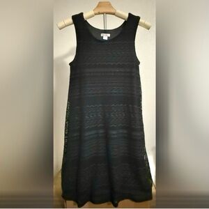 5 for $20 Deal- Xhilaration Black Lacey Overlay Sleeveless Dress- Size Small